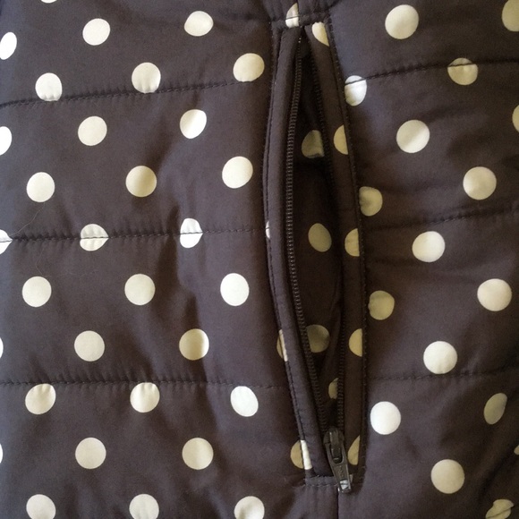 LOFT Polka Dot Puffer Vest, size Small ❤️ - Picture 9 of 11